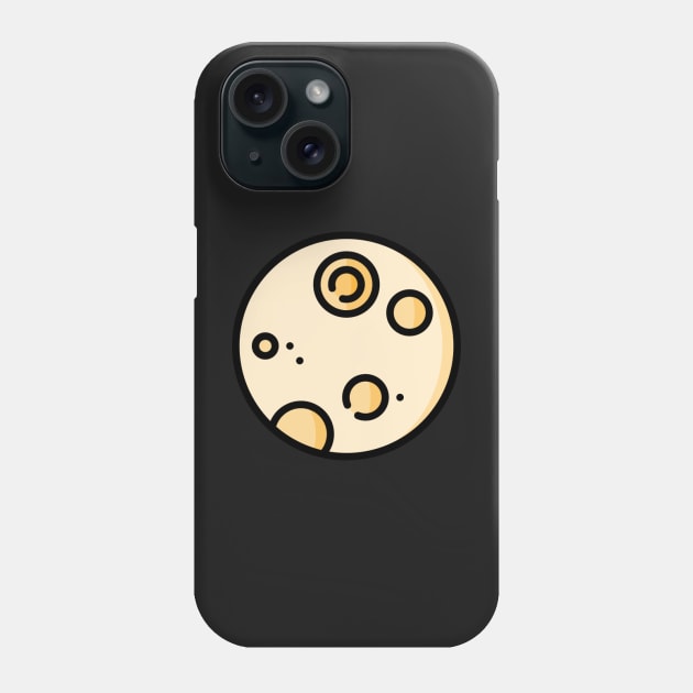 moon icon sticker Phone Case by Lonneketk