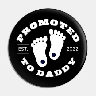 Promoted To Daddy 2022 Pregnancy Best Daddy Pin