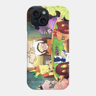 Unicorns Playing Poker Phone Case