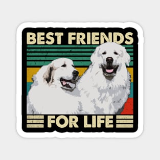 Whisker Whispers Pyrenees Best Friends For Life Tee Extravaganza Magnet