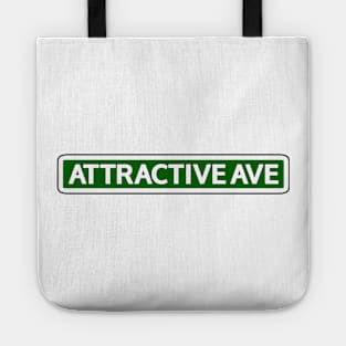 Attractive Ave Street Sign Tote