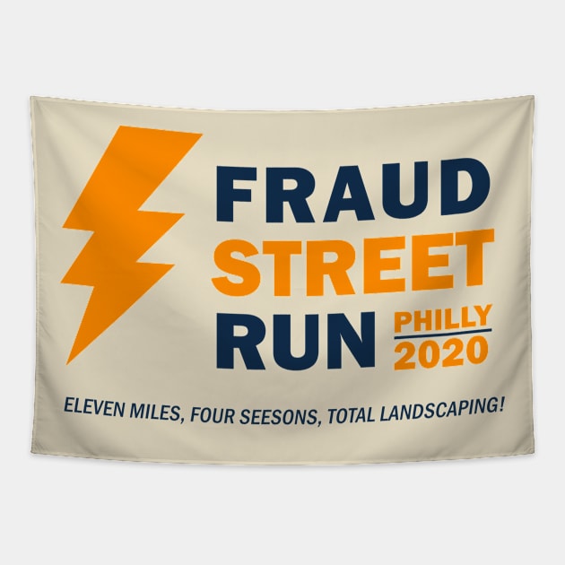 Fraud Street Run 2020 Tapestry by valentinahramov