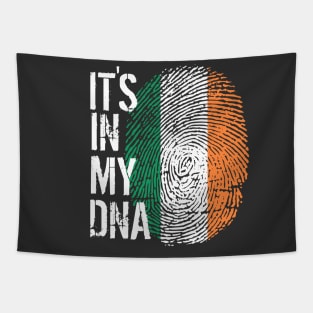 Ireland Flag Fingerprint My Story DNA Irish Tapestry