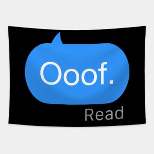 Oof Text Tapestry