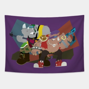 Bebop and Rocksteady Tapestry