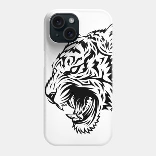 Tribal Tattoo White tiger Phone Case