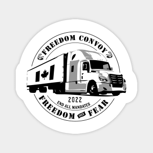 TRUCKERS FREEDOM CONVOY Magnet