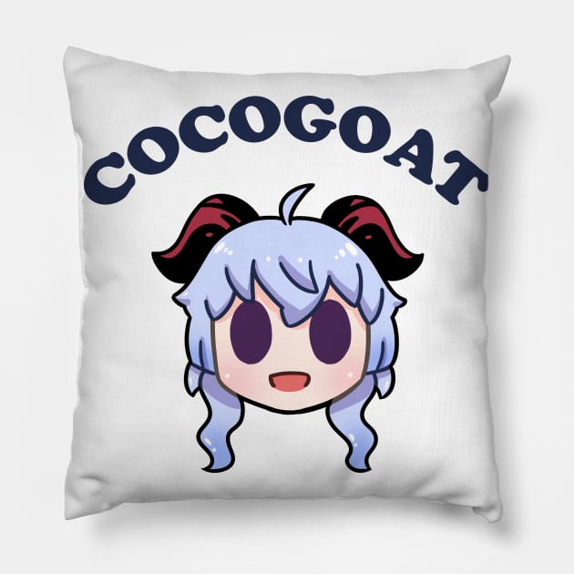 Genshin Impact Ganyu cocogoat Pillow by Oricca