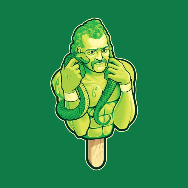 Wrestlepops: Snake Lime by Leon