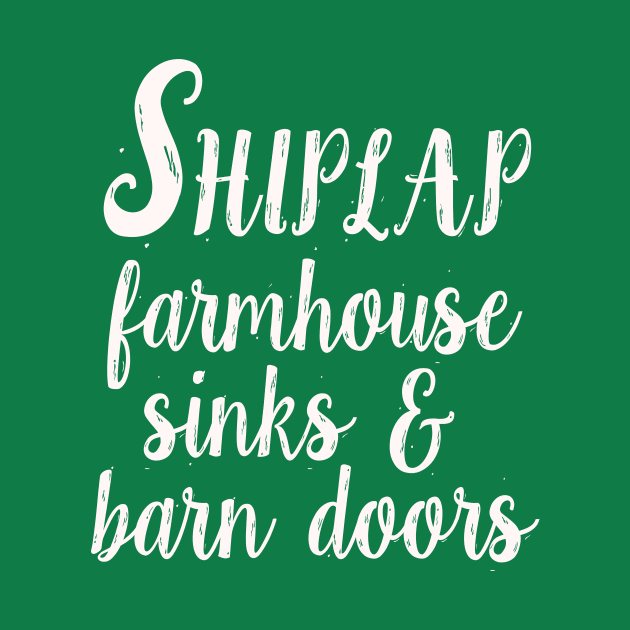 Shiplap, Farmhouse Sinks & Barn Doors by EpicSonder2017