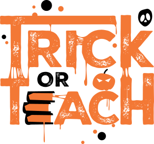 Teacher Halloween Gift Trick Or Teach Magnet