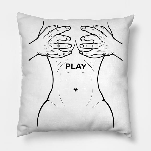 Play time,I love games,gamer,gaming ,player Pillow by Artardishop