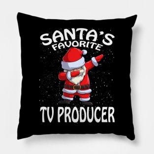 Santas Favorite Tv Producer Christmas Pillow