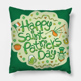 Celebrate Saint Patrick's Day in big style! Pillow