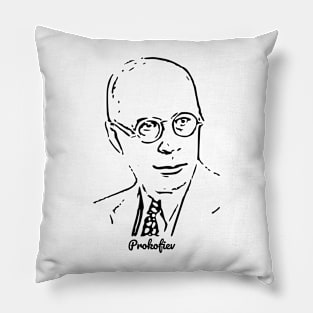 Sergei Prokofiev Russian Classical Music Composer Conductor Pillow