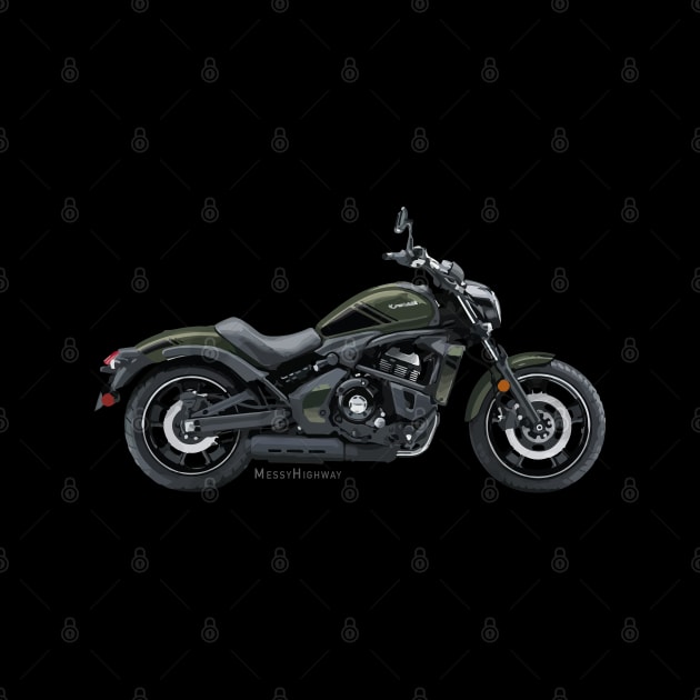 Kawasaki Vulcan S 19 green, s by MessyHighway