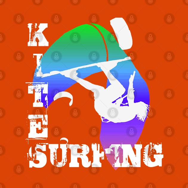 Kite Surfing WIth Freestyle Kitesurfer And Kite 16 by taiche