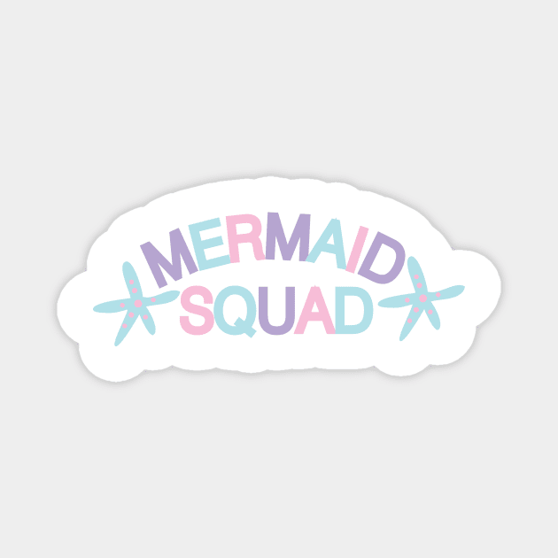 MERMAID SQUAD Magnet by ART_BY_RYAN