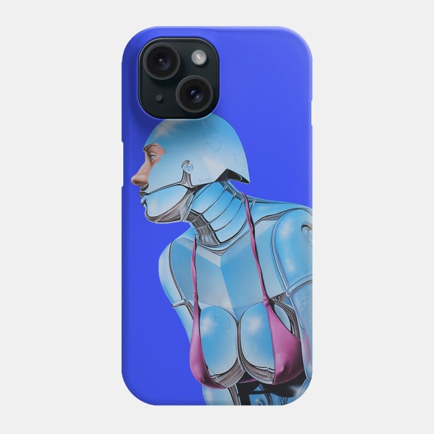 Android girl 1990 Phone Case by cristianvan