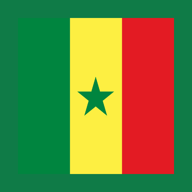 Senegal Flag by flag for all