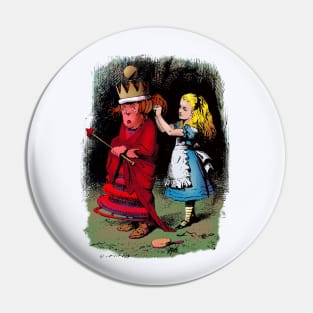 Alice and the Red Queen Pin