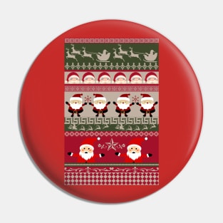 Santa Claus Ugly Sweater Pin