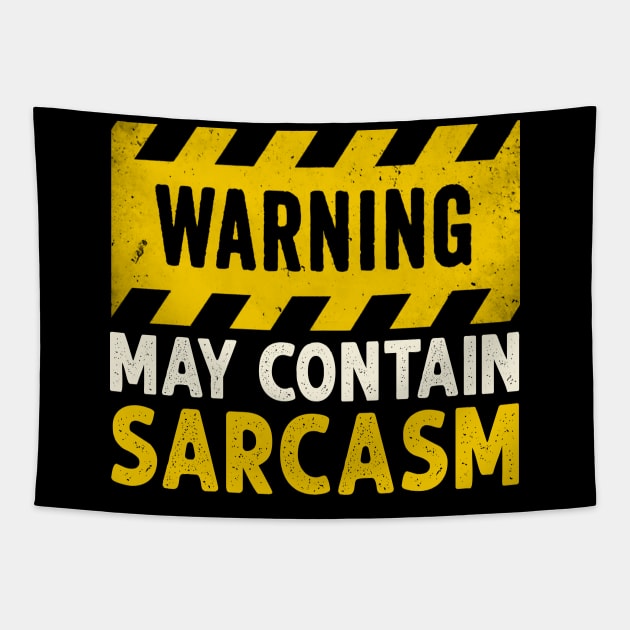 WARNING May Contain Sarcasm Tapestry by HayesHanna3bE2e