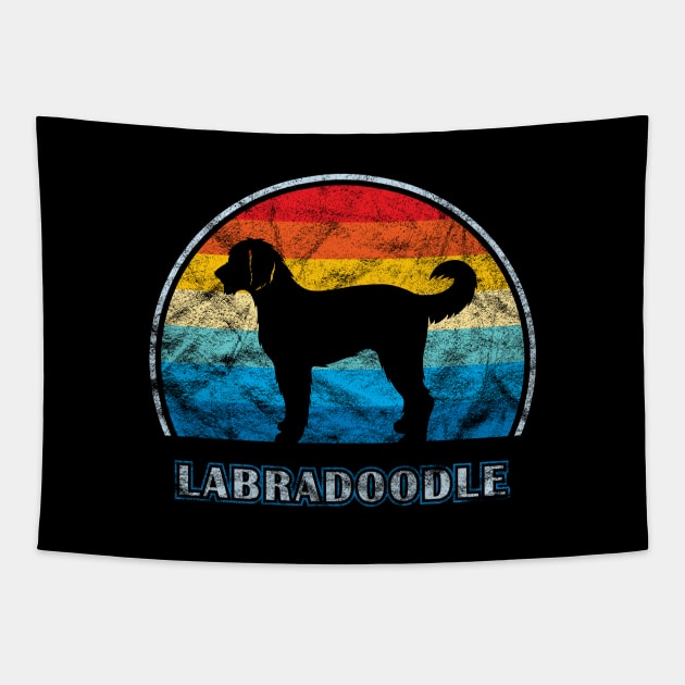 Labradoodle Vintage Design Dog Tapestry by millersye