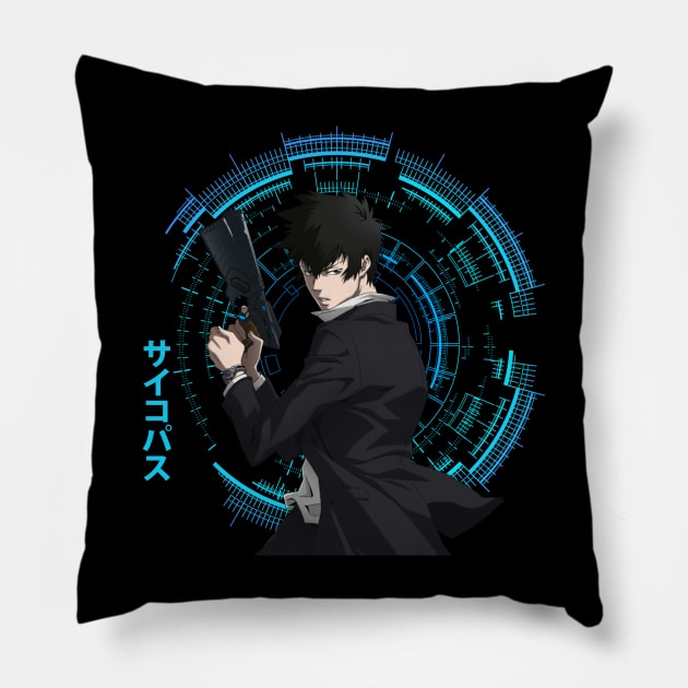 Graphic Kogami Pillow by Smoking Robot