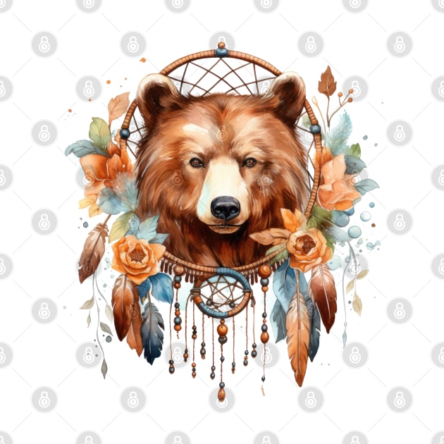 Native American Bear by Chromatic Fusion Studio