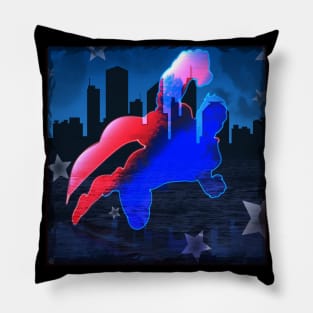 Flying Man Pillow