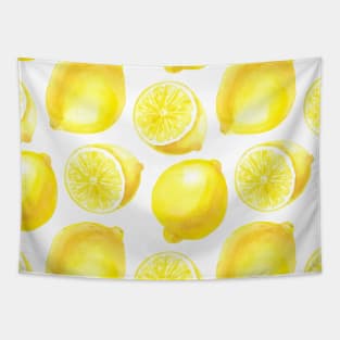 Lemons pattern design Tapestry