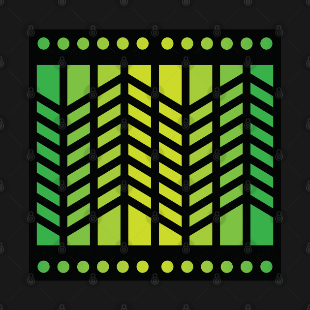 “Dimensional Extension” - V.6 Green - (Geometric Art) (Dimensions) - Doc Labs by Doc Labs