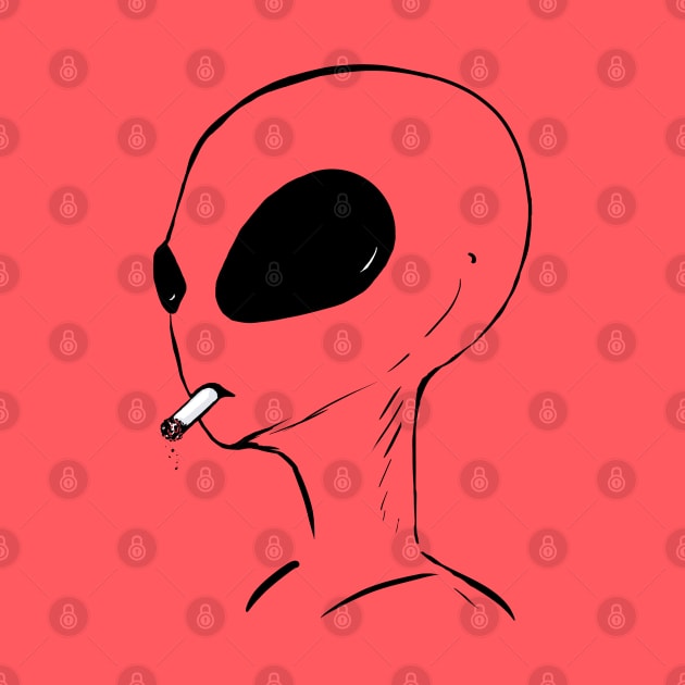 smoking alien by randomship