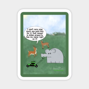 Enormously Funny Cartoons Deer not Deere Magnet