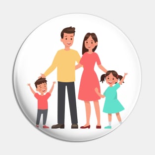 family artwork Pin