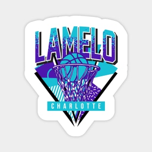Lamelo Retro Charlotte Basketball Throwback Magnet