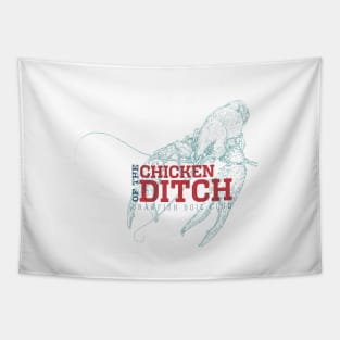 Crawfish Boil | Chicken of the Ditch Retro Vintage | Crawfish Festival | Louisiana Boil Tapestry