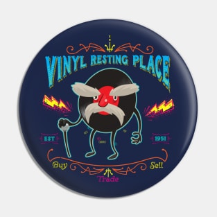 Vinyl Resting Place Pin