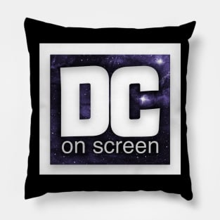 DC on SCREEN Podcast Logo (Stars) Pillow