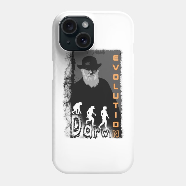 Darwin Evolution Phone Case by Crazydodo