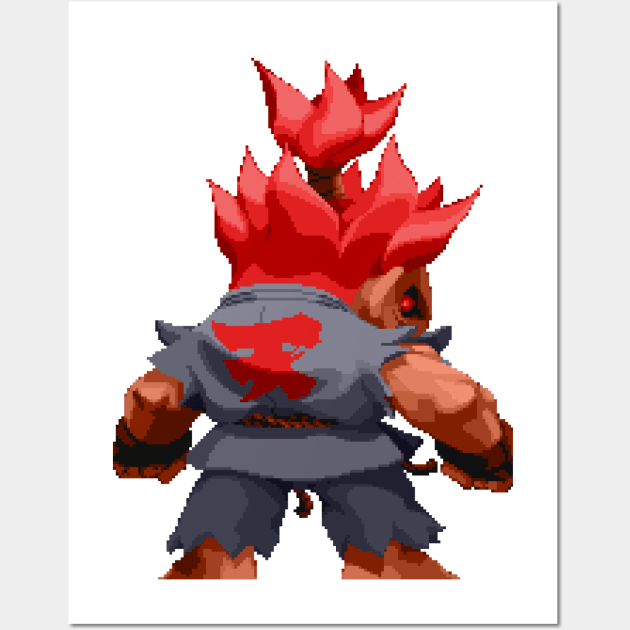 Akuma - Super Puzzle Fighter 2 - Street Fighter - Posters and Art Prints