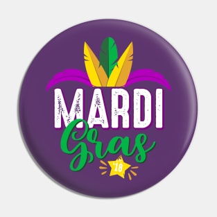 Mardi Gras 2018 - Carnival Gift - French - Fleur de lis - New Orleans Pin