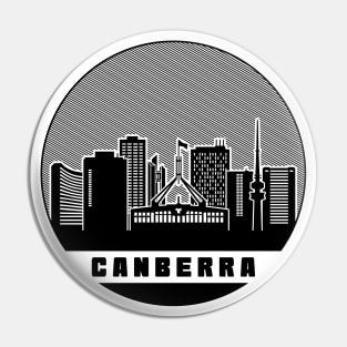 Canberra Australia Skyline Pin