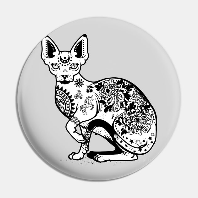 Tatty Kitty Pin by machmigo