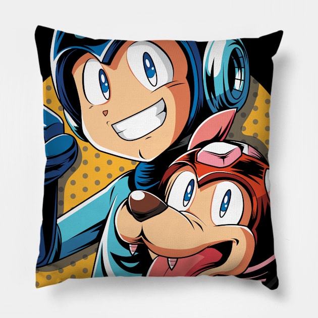 Megaman Pillow by kladenko