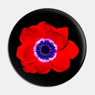 Red Anemone Pin