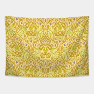 William Morris Golden Bough Colorway Yellow and Blue Tapestry