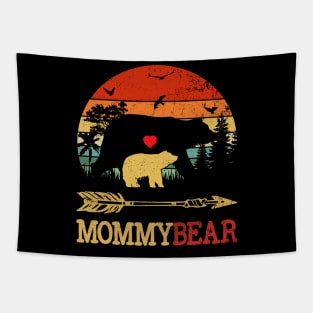 Mommy Bear Funny Vintage Gift Mother's Day Tapestry