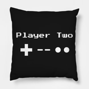 Player Two 8-bit Retro Gaming Pillow